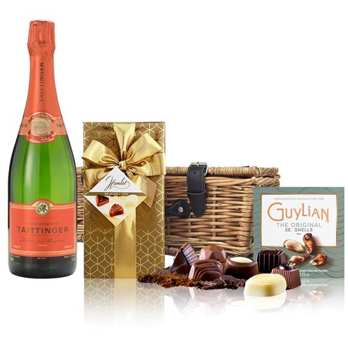 Taittinger Les Folies de la Marquetterie And Chocolates Hamper